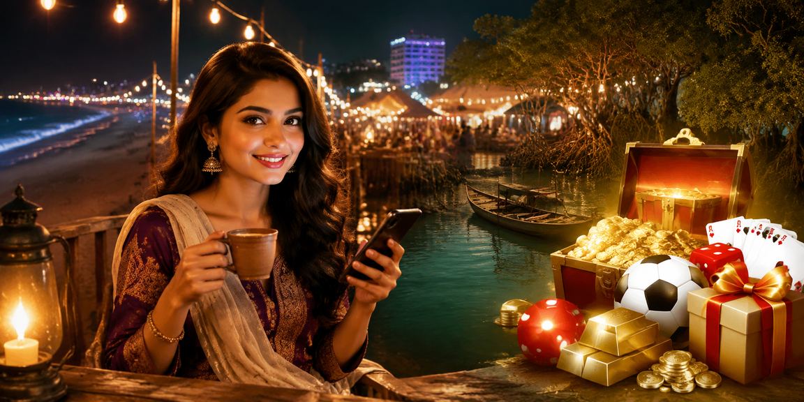 কক্সবাজার সমুদ্র সৈকতে মোবাইলে ck 66 ক্যাসিনো ও প্রোমোশন উপভোগ